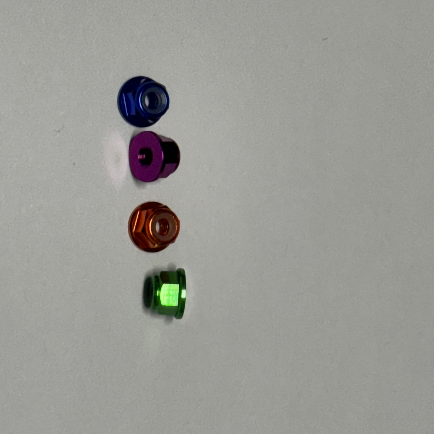 Anodized Aluminum M3 Nuts
