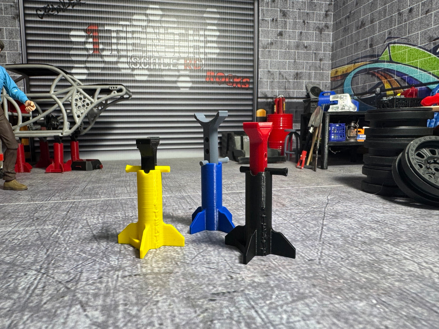 1Tenth - Scale Jack Stands
