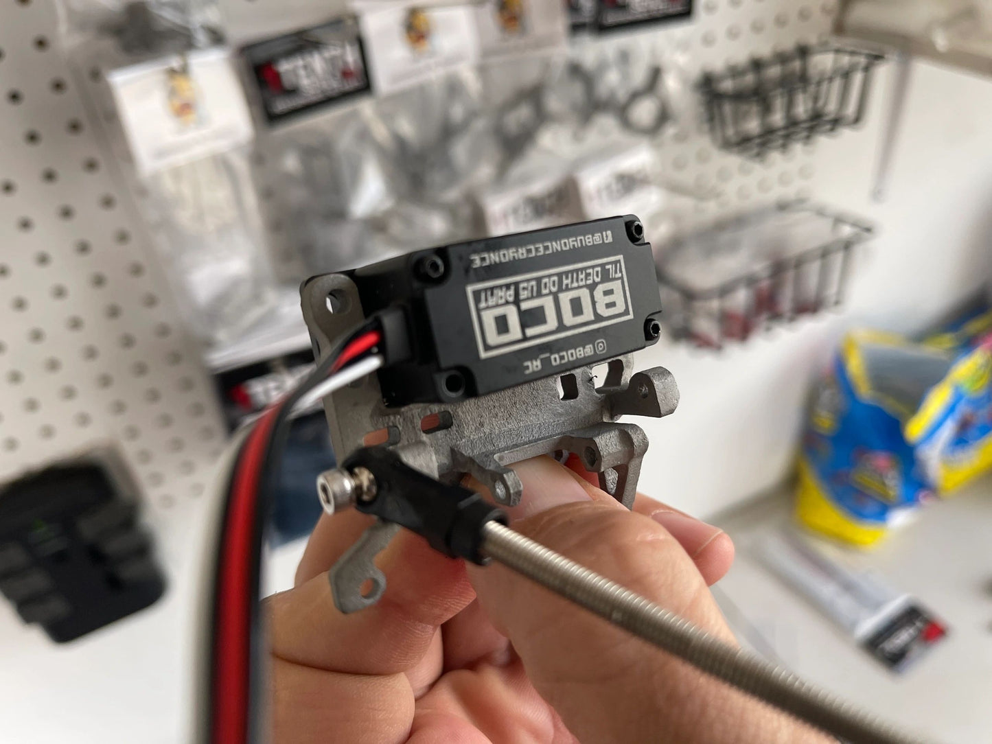 BOCO RC - Steel TallBoy SOA Mount for Axial AR45 Straight