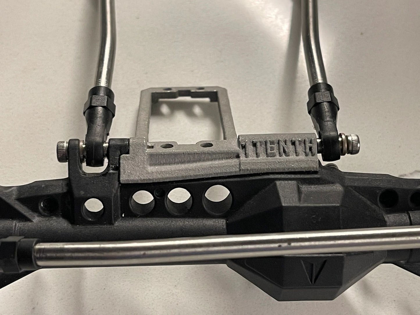 1Tenth - Aluminum BTA Servo Mount and 4 Link Adapter for Vanquish F10 Portal