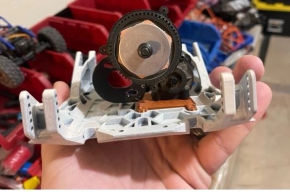1Tenth Ryft Skid 3 Gear Transmission Adapter