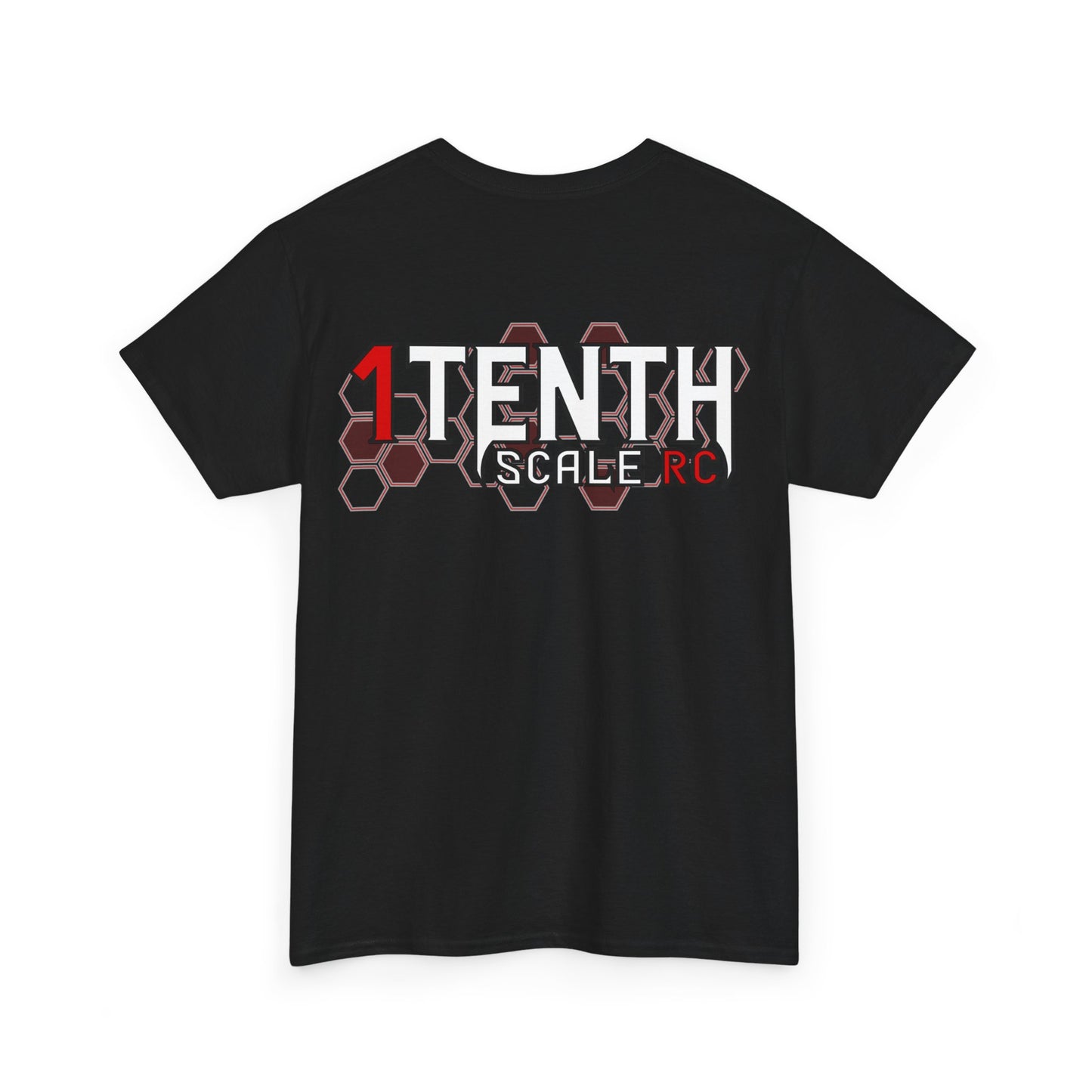 1Tenth Scale Red and Black Heavy Cotton Tee