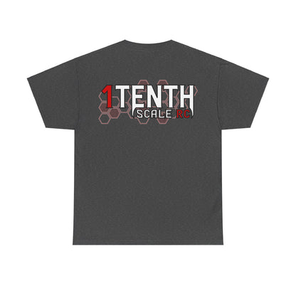 1Tenth Scale Red and Black Heavy Cotton Tee