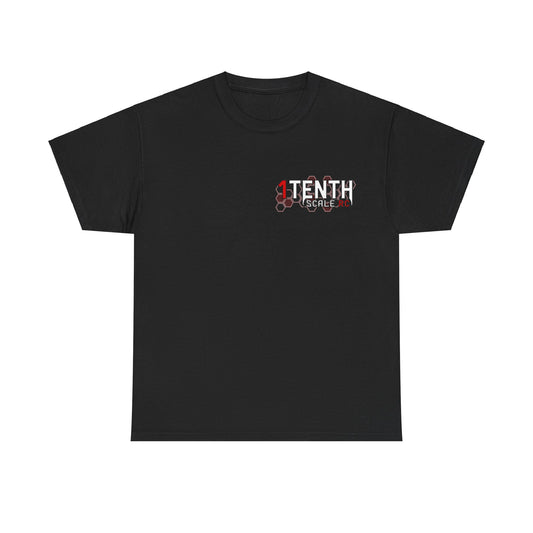 1Tenth Scale Red and Black Heavy Cotton Tee