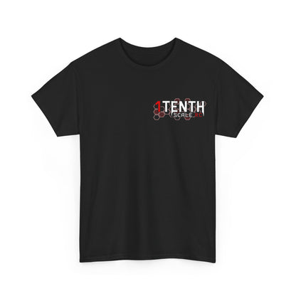 1Tenth Scale Red and Black Heavy Cotton Tee