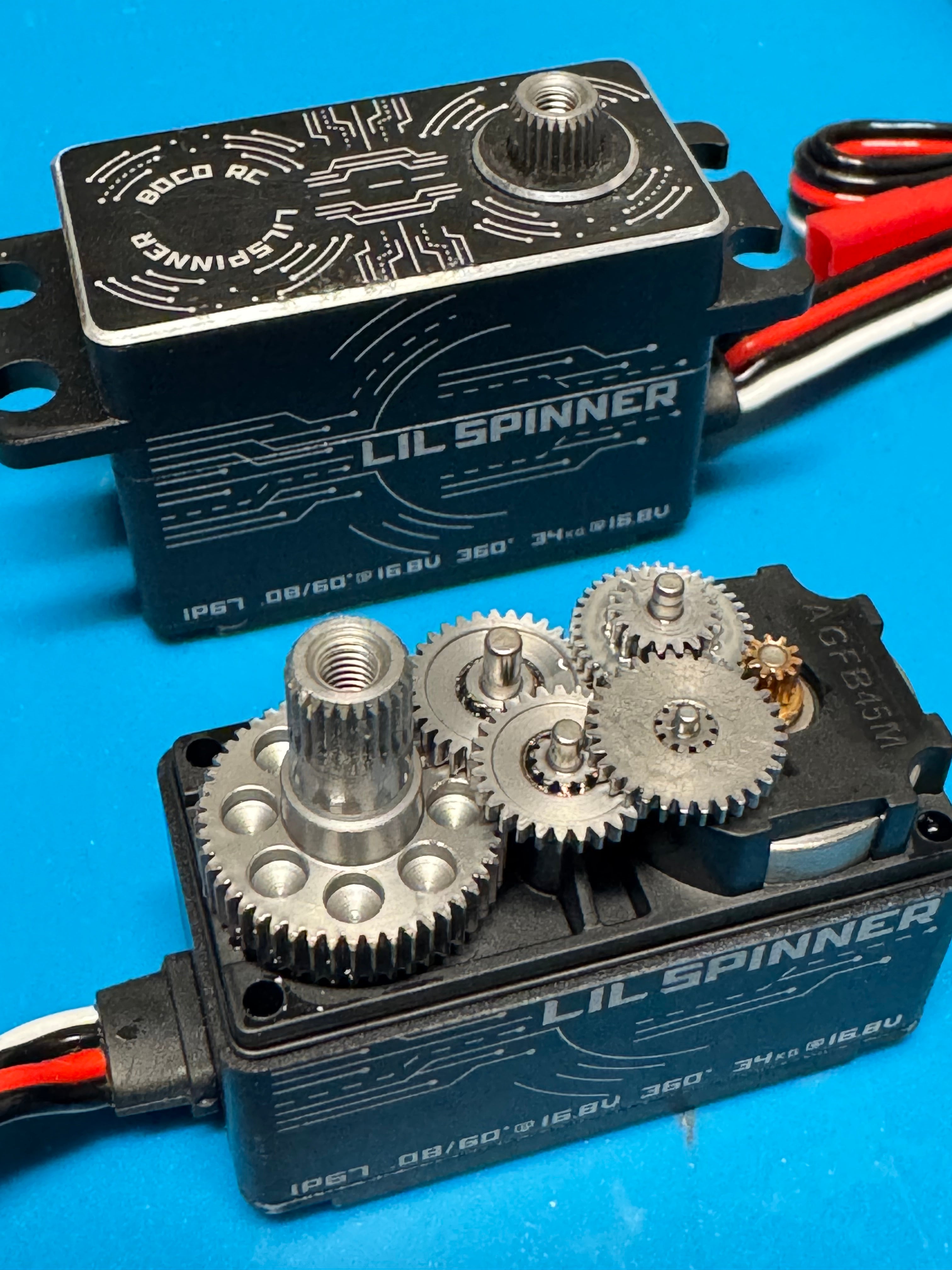 BOCO - Lil Spinner 34KG 4S Direct Power Low Profile Servo – 1Tenth