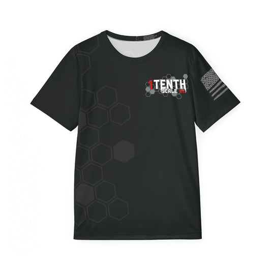 1Tenth Silver Hex Men's Sports Jersey (AOP)