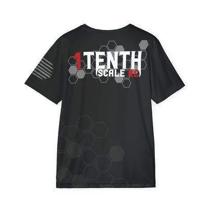 1Tenth Silver Hex Men's Sports Jersey (AOP)