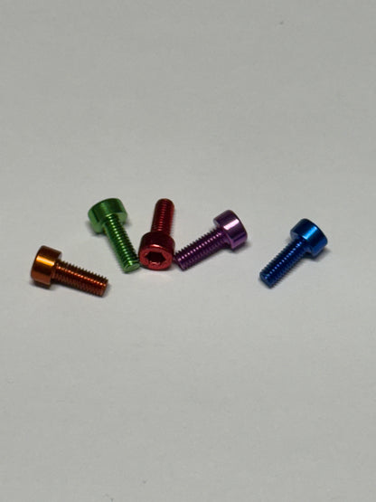 Anodized Aluminum M3x8MM Cap Head Screws