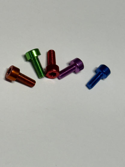 Anodized Aluminum M3x8MM Cap Head Screws