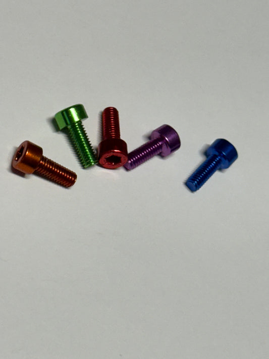 Anodized Aluminum M3x8MM Cap Head Screws