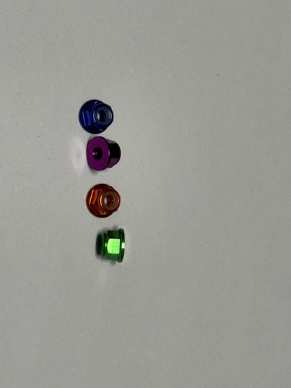 Anodized Aluminum M3 Nuts