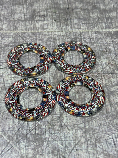 1.9” USA 250yr flat face beadlock Rings