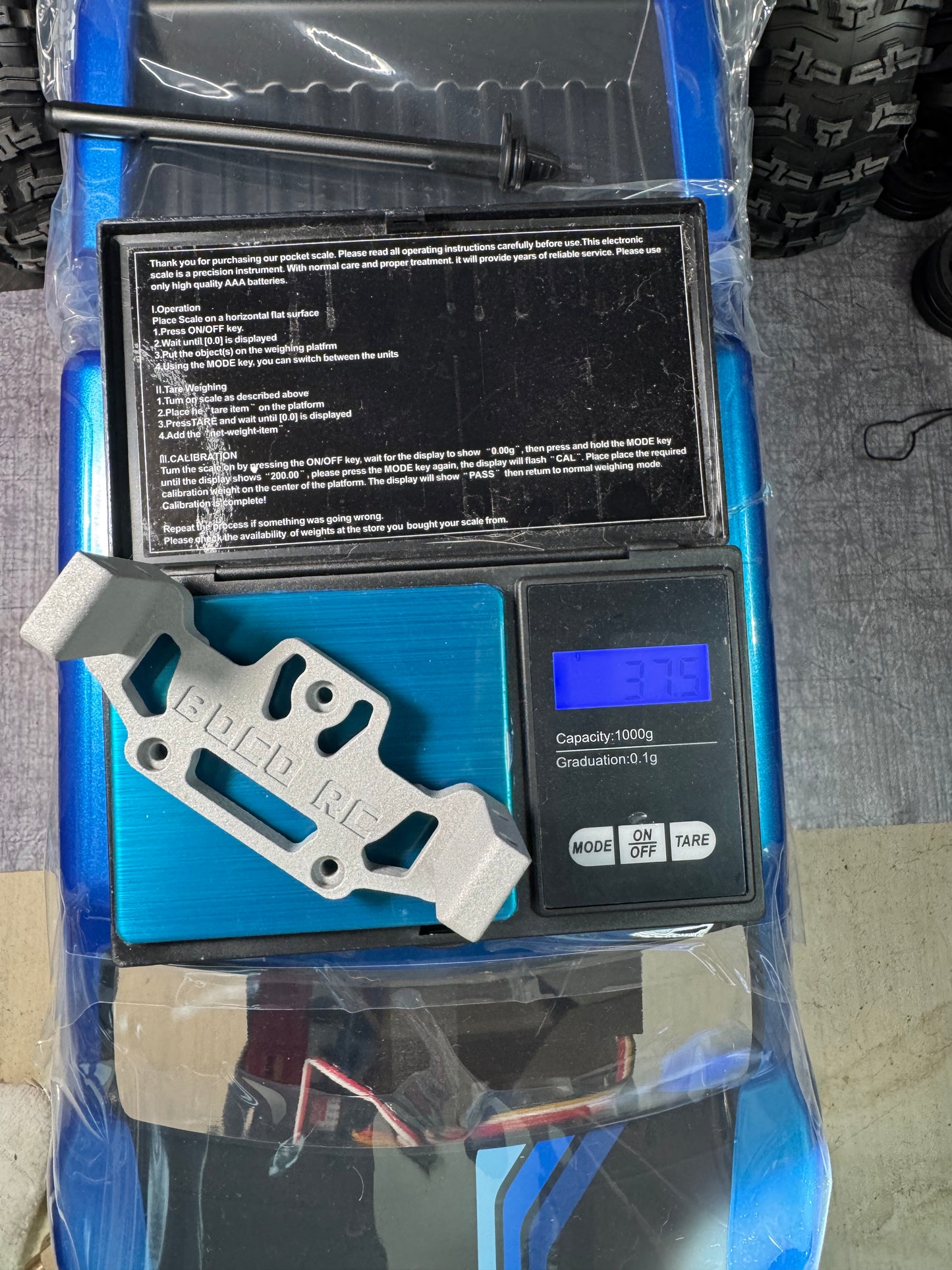 BOCO RC - Aluminum Light Weight SOA Mount for Redcat Vertex 6