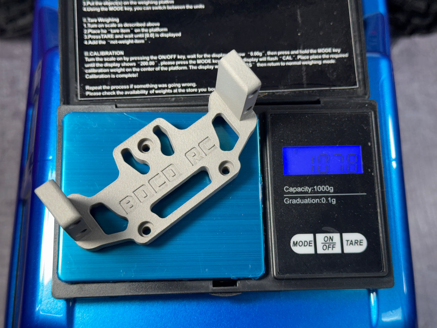 BOCO RC - Steel SOA Mount for Redcat Vertex 6