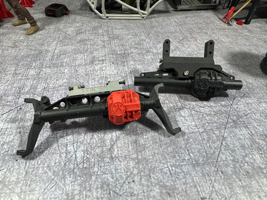 AR45P and AR45S housing with servo mounts